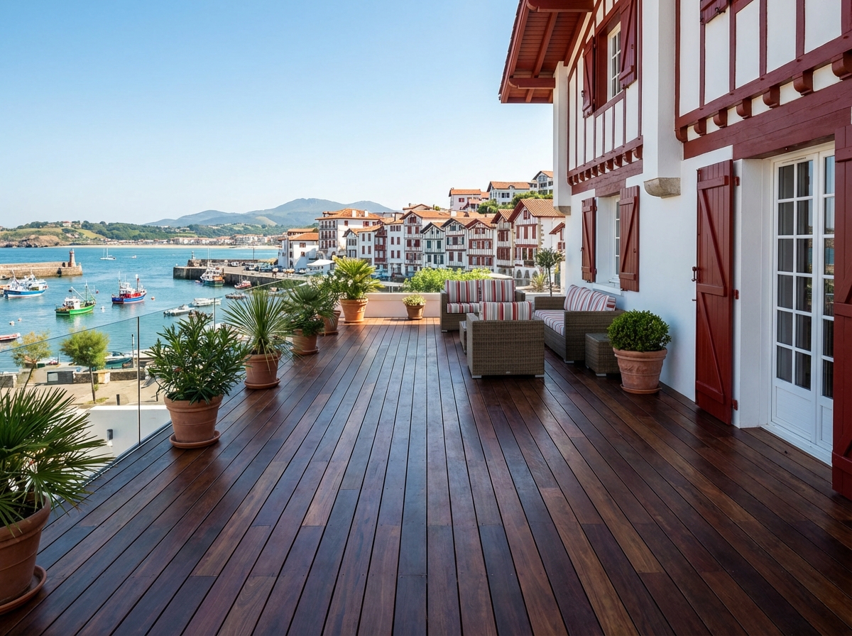 Terrasse Accoya — maison labourdine, Saint-Jean-de-Luz